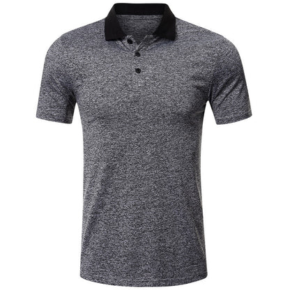 Summer European And American Men's Polo T-shirt Short Sleeve