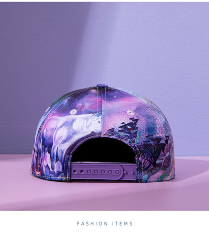 Fashion Street Men's Hip Hop Printed Women's Hat