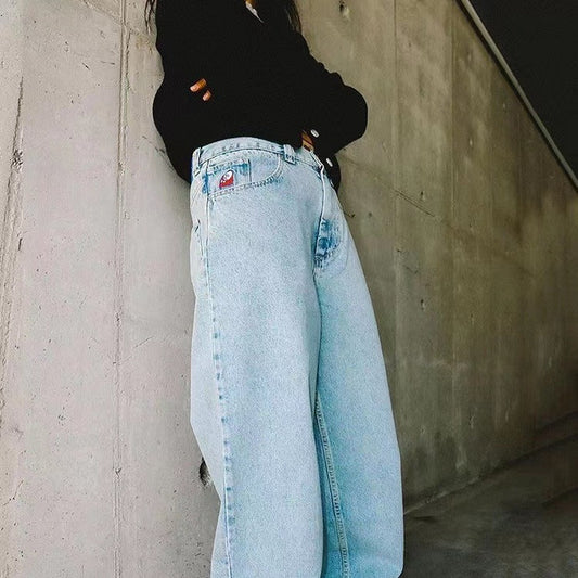 Hip Hop Loose Wide Leg Jeans