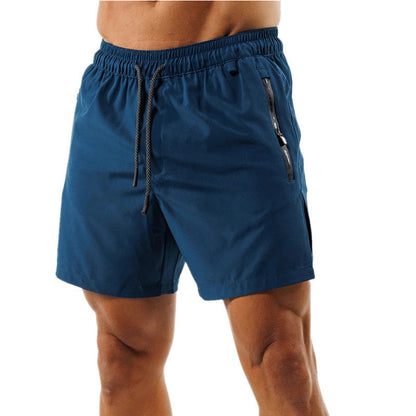 Men's Training Fitness Four-sided Stretch Double-layer Shorts