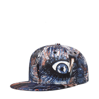 Spring And Summer New Abstract Graffiti Three-dimensional Pattern Printing Baseball Cap