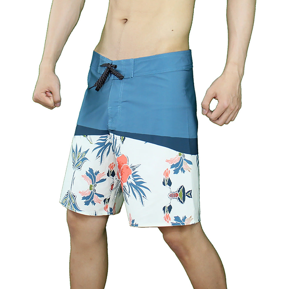 Men's Surfing Four-sided Elastic Quick-drying Sports Casual Shorts