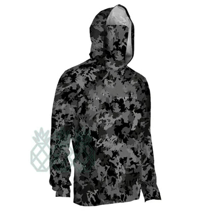 Men's Fishing Hooded Sun Protection Clothing Summer