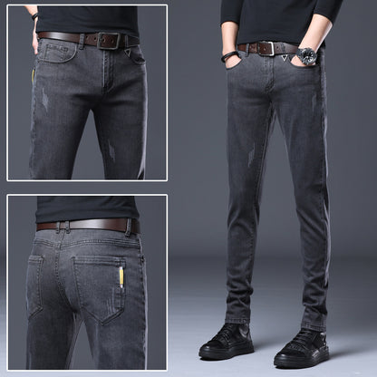 Slim fit stretch leg pants