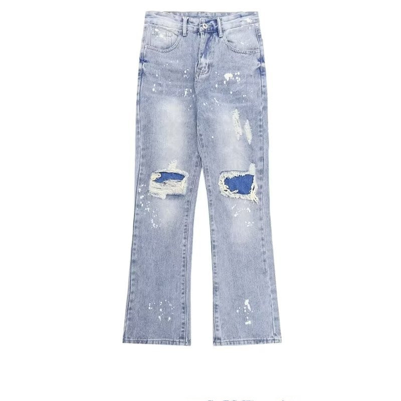 Men's Simple Trendy Trousers Jeans