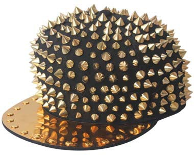 Punk Full Pointed Rivet Street Hip Hop Hat