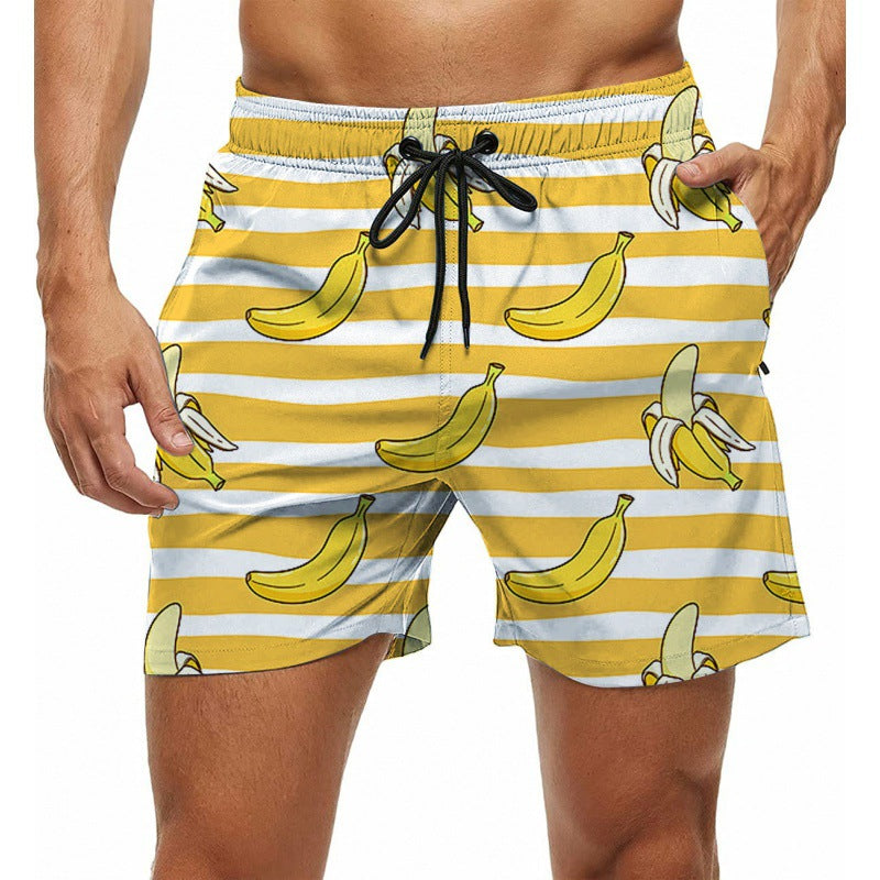 Men's Beach Swim Trunks Sports Quick-drying Five Points