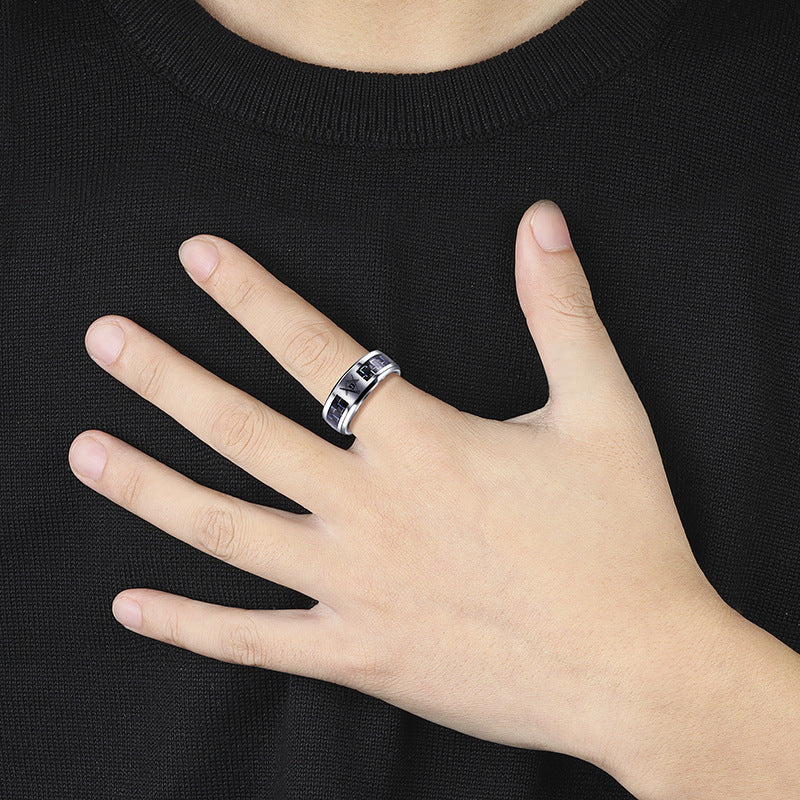 Personality Hip-hop Single Index Finger Male Ring