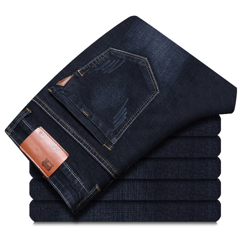 Men's stretch straight jeans