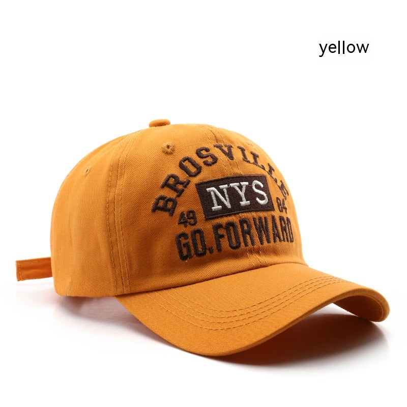 Men's And Women's Outdoor Fashion Letter Embroidery Baseball Hat