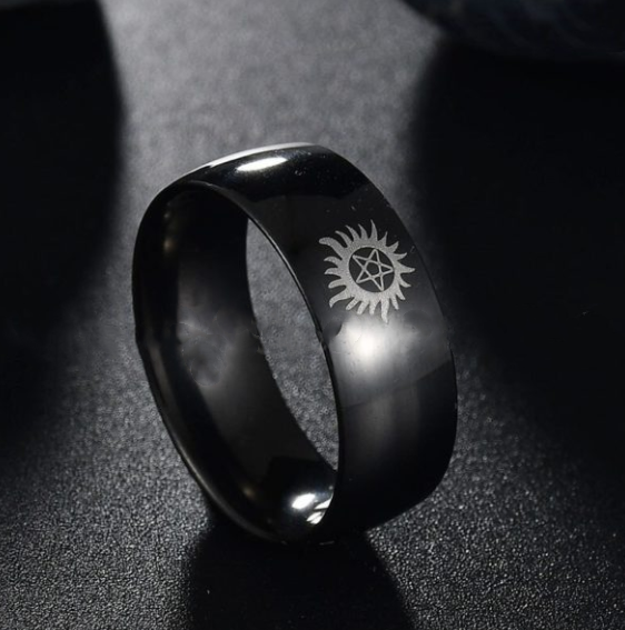 New Male And Female Stainless Steel Ring Ring 8mm Stainless Steel Ring