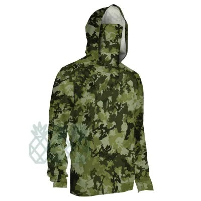 Men's Fishing Hooded Sun Protection Clothing Summer