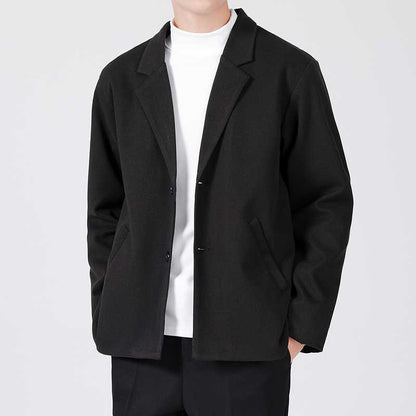 Casual Woolen Handsome Small Suit Jacket