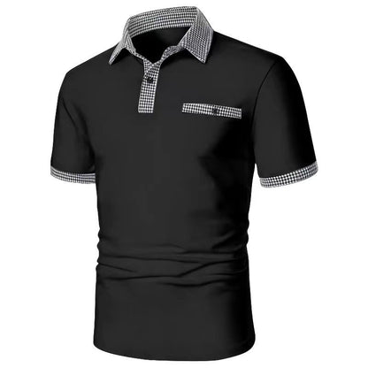 New Style Men's Polo Shirt Short Sleeve Mixed Salad