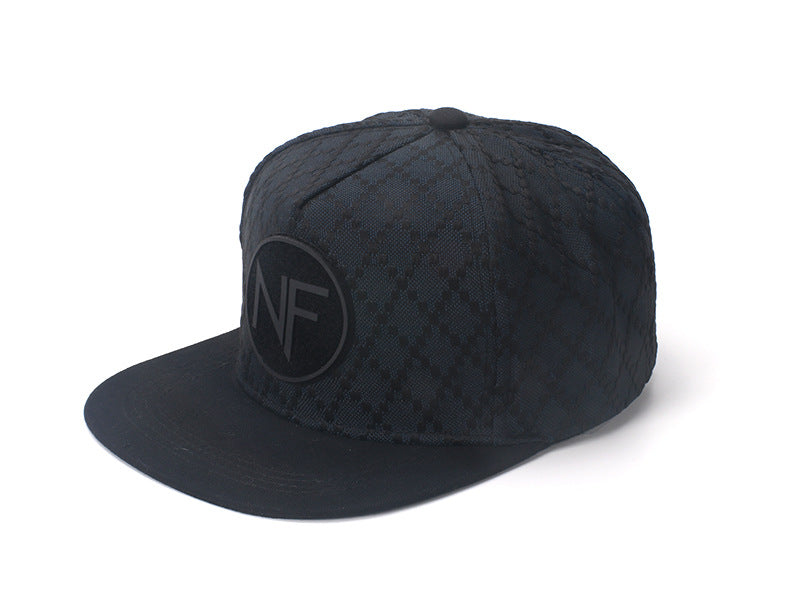 New Men's Baseball Cap Spring And Summer New Sun-proof Hip Hop Fashion Plaid Flat Eaves Cap