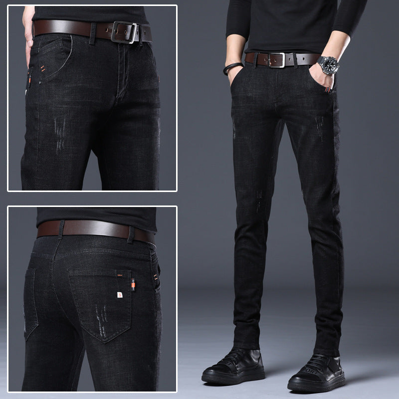 Slim fit stretch leg pants