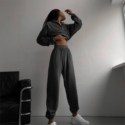 Women's Sweater Suit Two-piece Set