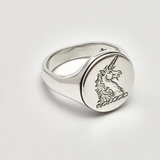 Animal Look Male And Female Punk Ring Ring