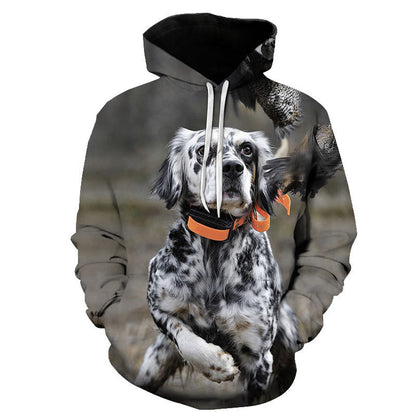 Digital Printing Men And Women Pullover Leisure