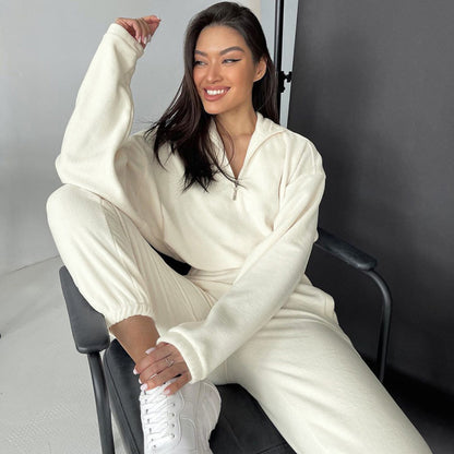 Women's Sweater Suit Two-piece Set