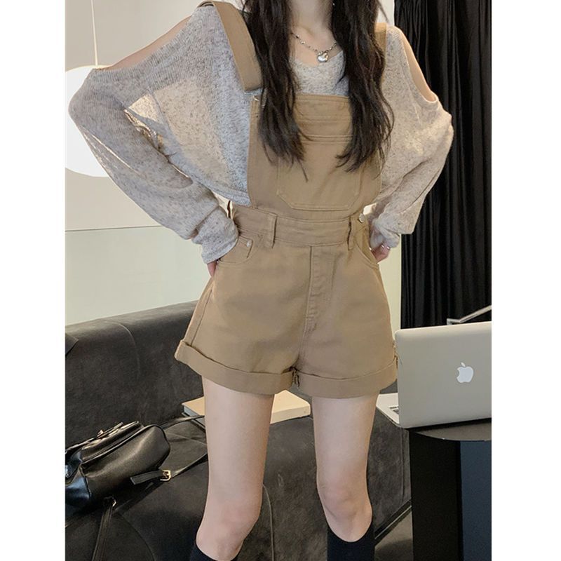 Women's Suspender Pants Two-piece Suit