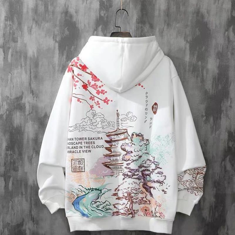 Harajuku Style Loose Hooded Loose Top Sweater