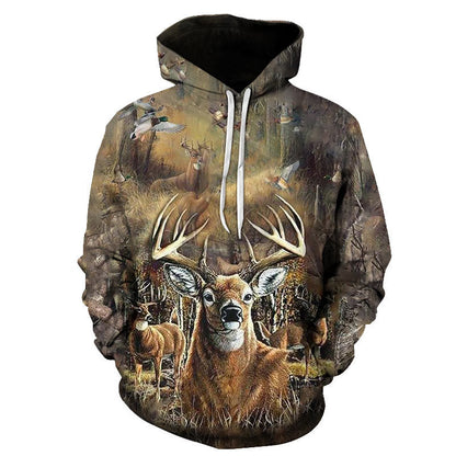 Digital Printing Men And Women Pullover Leisure