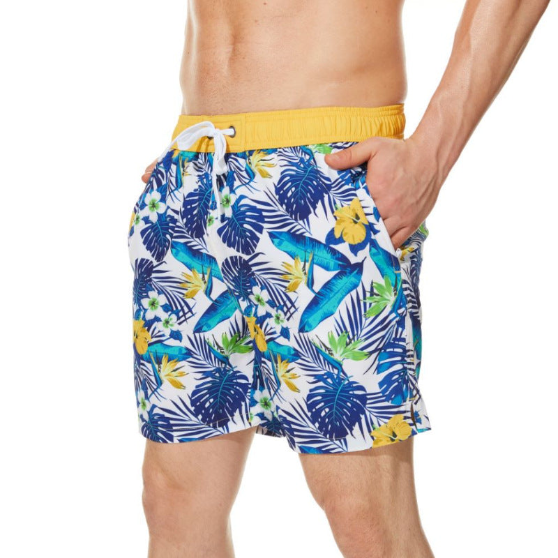 Men's Fashion Boxer Loose Casual Print Beach Pants