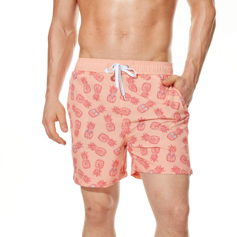 Men's Fashion Boxer Loose Casual Print Beach Pants