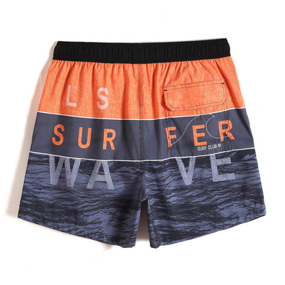 Summer Seaside Vacation Quick Drying Men's Loose Shorts