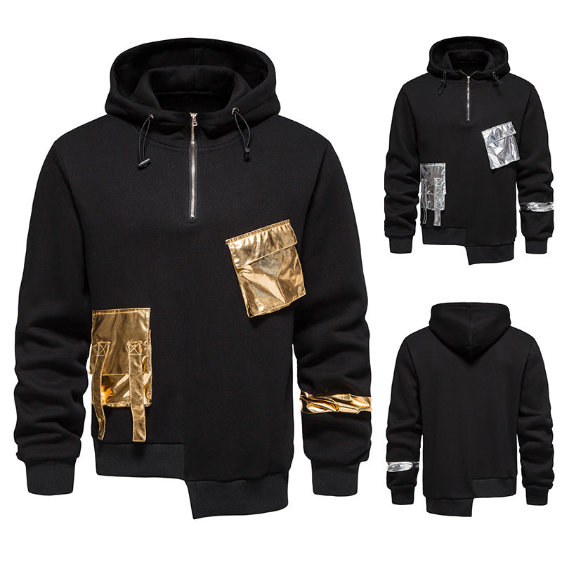 Men's Loose Dark Hoodie