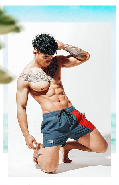 Men's Boxer Loose Swimming Quick-drying Beach Pants