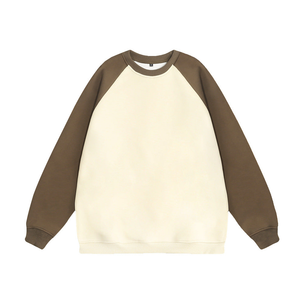 Color-block Crew Neck Sweater Men