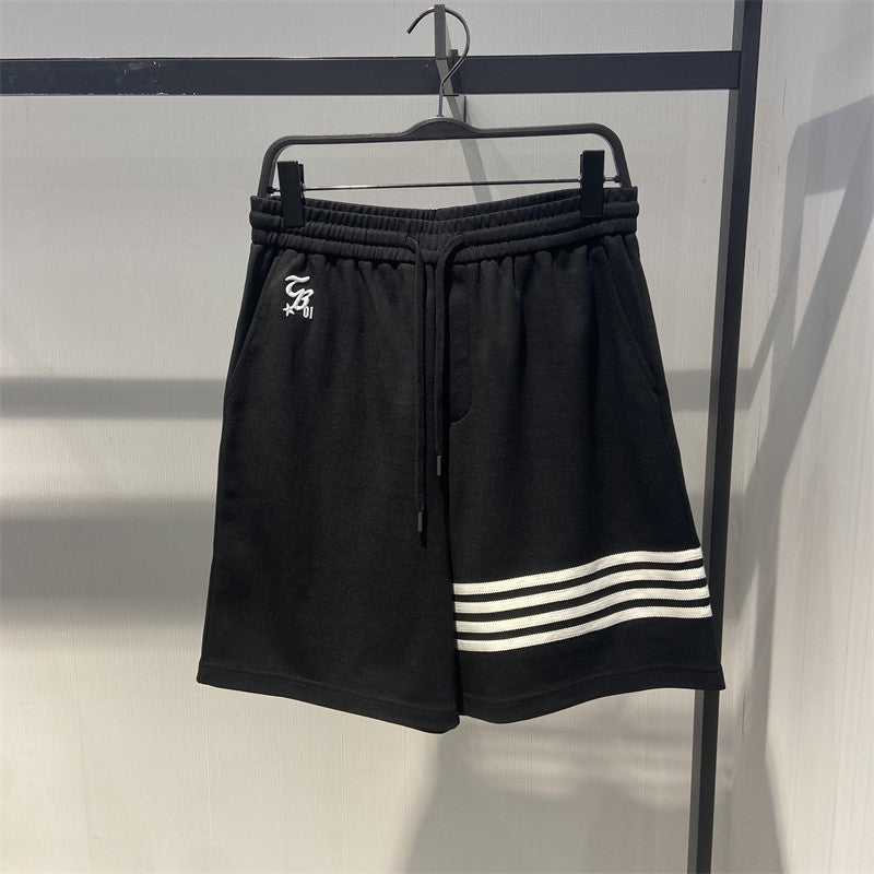 Fashion Ribbon Striped Men's Summer New Shorts