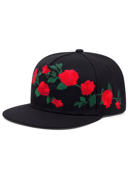 Pure Cotton Embroidery Hip-hop Cap Male