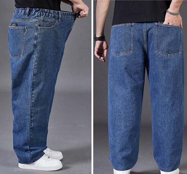 New Summer Men's Loose Straight Trend Jeans