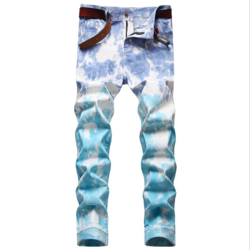 Colorful Binfen Stretch Small Straight-leg Jeans