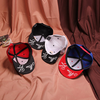 Children's Baseball Cap Tide Hiphop Flat Brim Peaked Cap