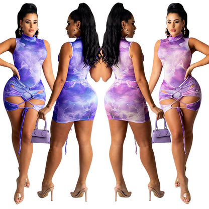 Swimsuit Printing Ladies Two-piece Set