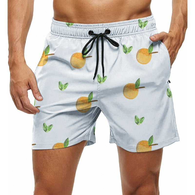 Men's Beach Swim Trunks Sports Quick-drying Five Points