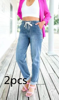 Women's Loose All-match Casual Straight-leg Jeans