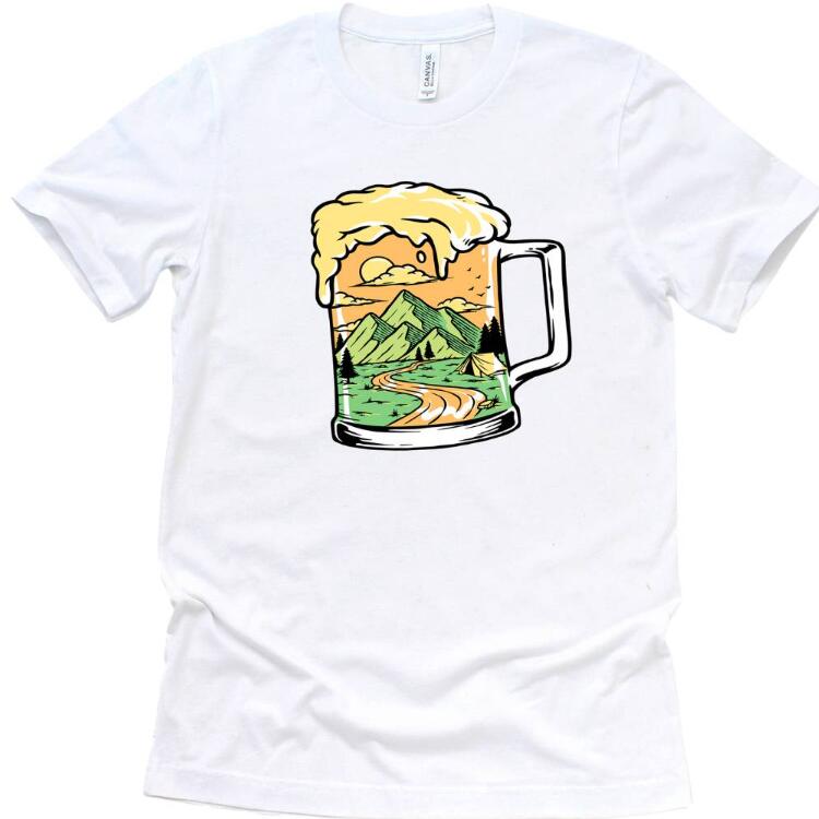 Drinking Happy Landscape Trail T-shirt