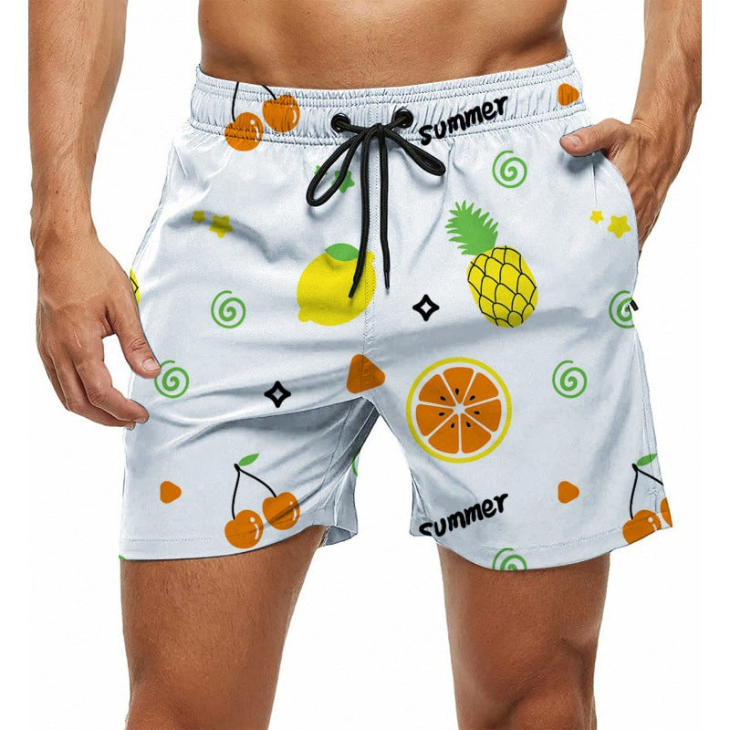 Men's Beach Swim Trunks Sports Quick-drying Five Points