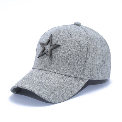 Korean Style Fashion Patch Baseball Hat Men