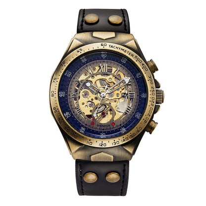 Men's Fashion Hollowed-out Automatic Mechanical Watch