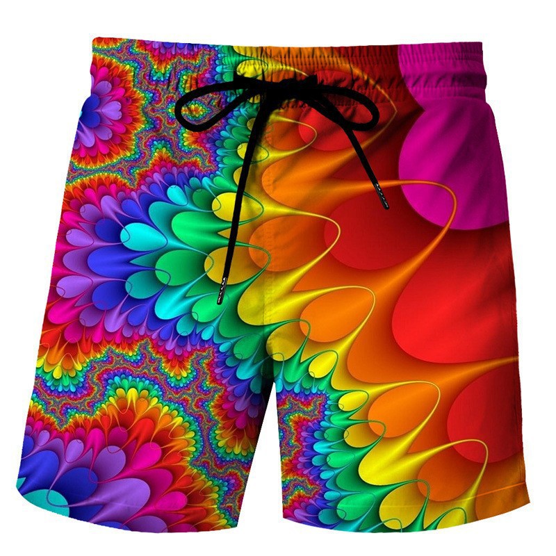 Women's Fashionable Printed Drawstring Beachwear