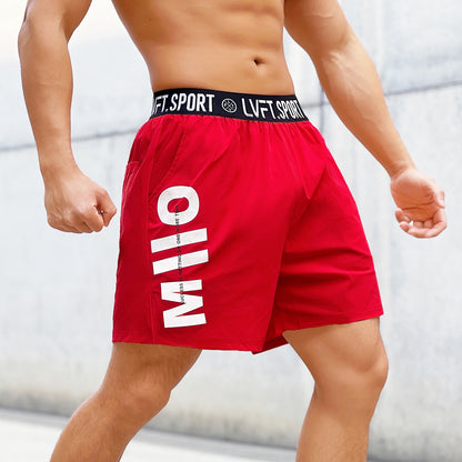 American Summer Workout Men's Shorts Sports Basketball Outdoor Exercise Loose Breathable Quick-drying Thin Elastic Pants