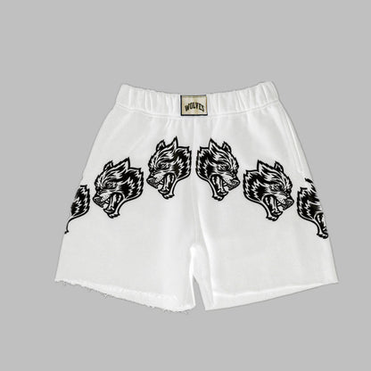 Cotton Summer Frayed New Men's Cartoon Loose Printed Shorts