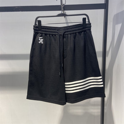 Fashion Ribbon Striped Men's Summer New Shorts