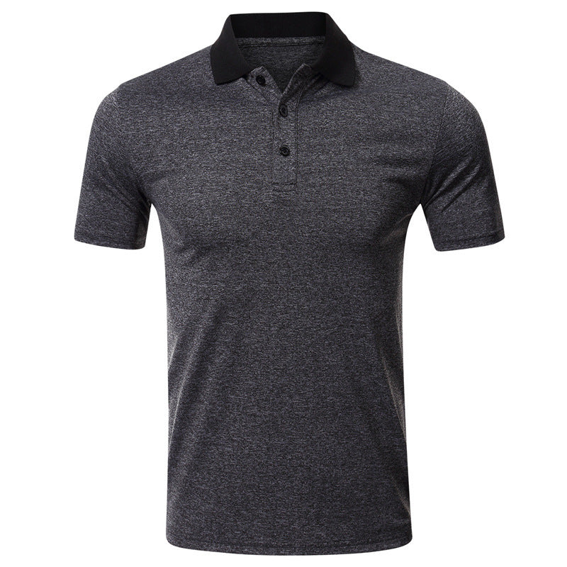 Summer European And American Men's Polo T-shirt Short Sleeve